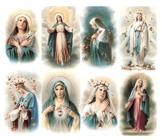 Queen Of Heaven Prayer Cards